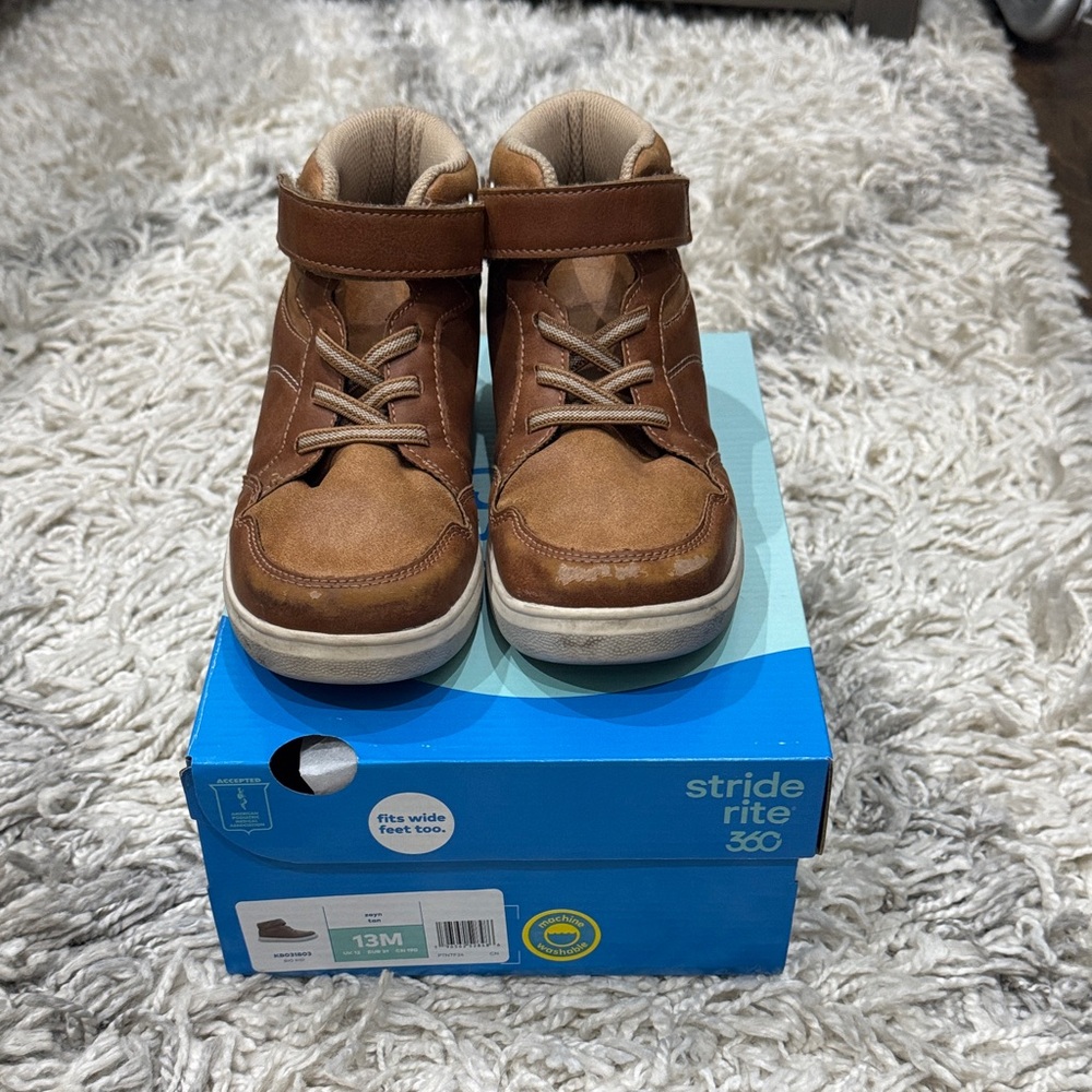 Stride Rite Zayn Tan Kids boots